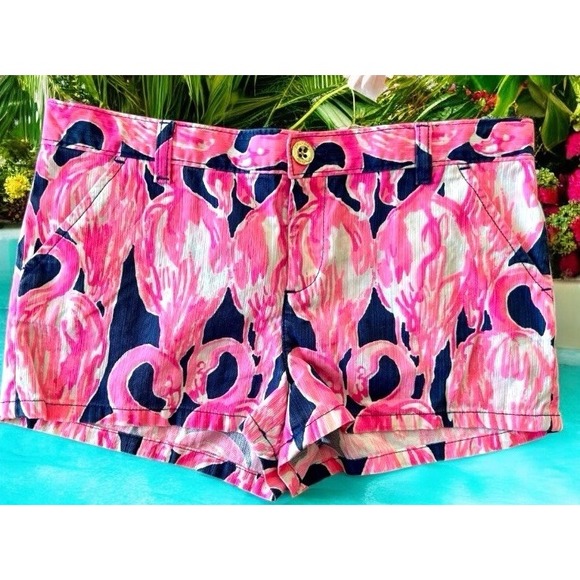 Lilly Pulitzer Other - Lilly Pulitzer Girls Mini Callahan Shorts in High Tide size 14 adjustable waist
